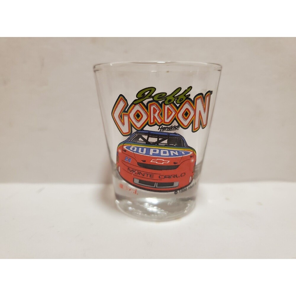 Vintage Jeff Gordon Shot Glass Nascar Made by Hunter MFG USA Excellent